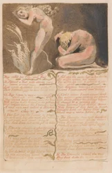 El Primer Libro de Urizen, Placa 19, La Llamaron Piedad y Huyeron.... (Bentley 19)